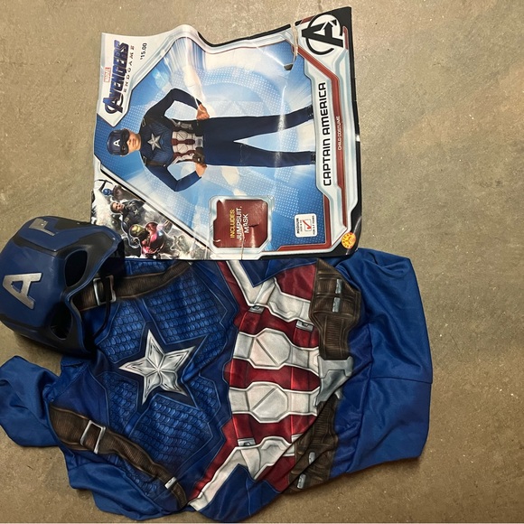 Avenger Captain America Kids Costume - medium 5-7 year olds - Picture 1 of 3